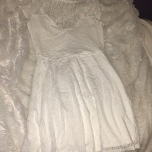 Hollister white lace midi dress, never worn